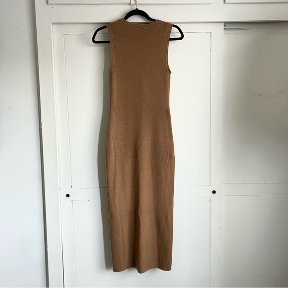 Jenni Kayne Sleeveless Sweater Dress- Camel - Picture 7 of 7